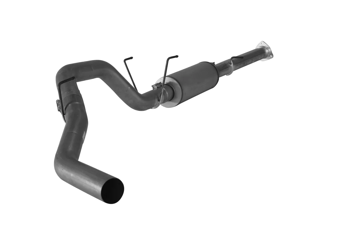 4" Downpipe-Back Single Exhaust — Aluminized