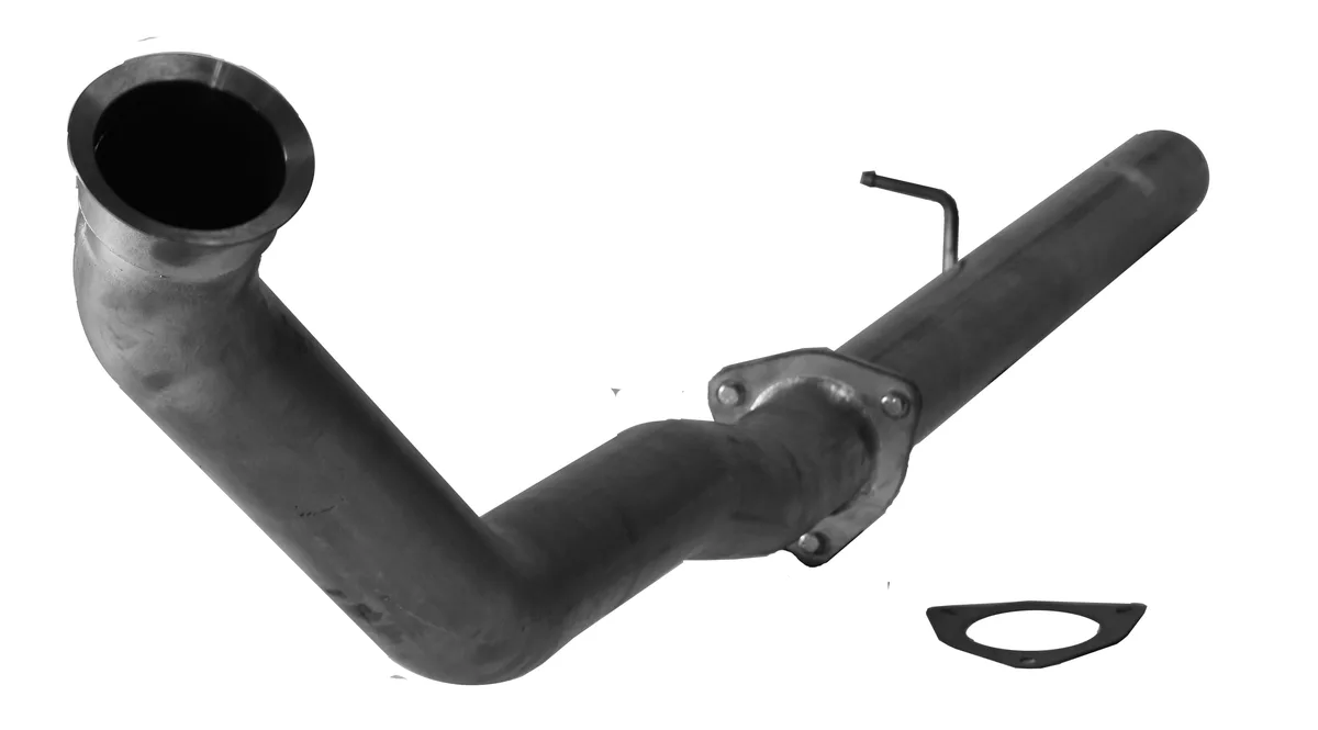 4" Cat & DPF Race Pipe w/ Flange | 2007-2012 Dodge 2500/3500 6.7L Cummins