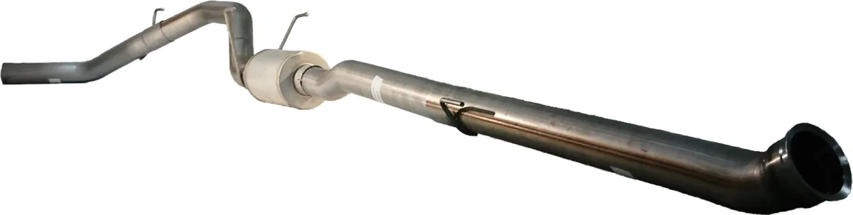 4" SS Flex Pipe Back Single | 2019+ Ram 2500/3500 6.7L Cummins