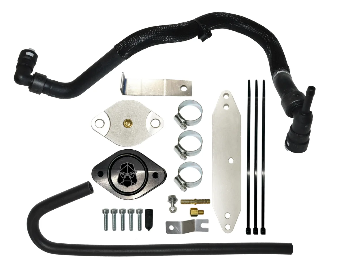15.5-16 Powerstroke 6.7L Cooler Upgrade with Coolant Re-Route Hoses