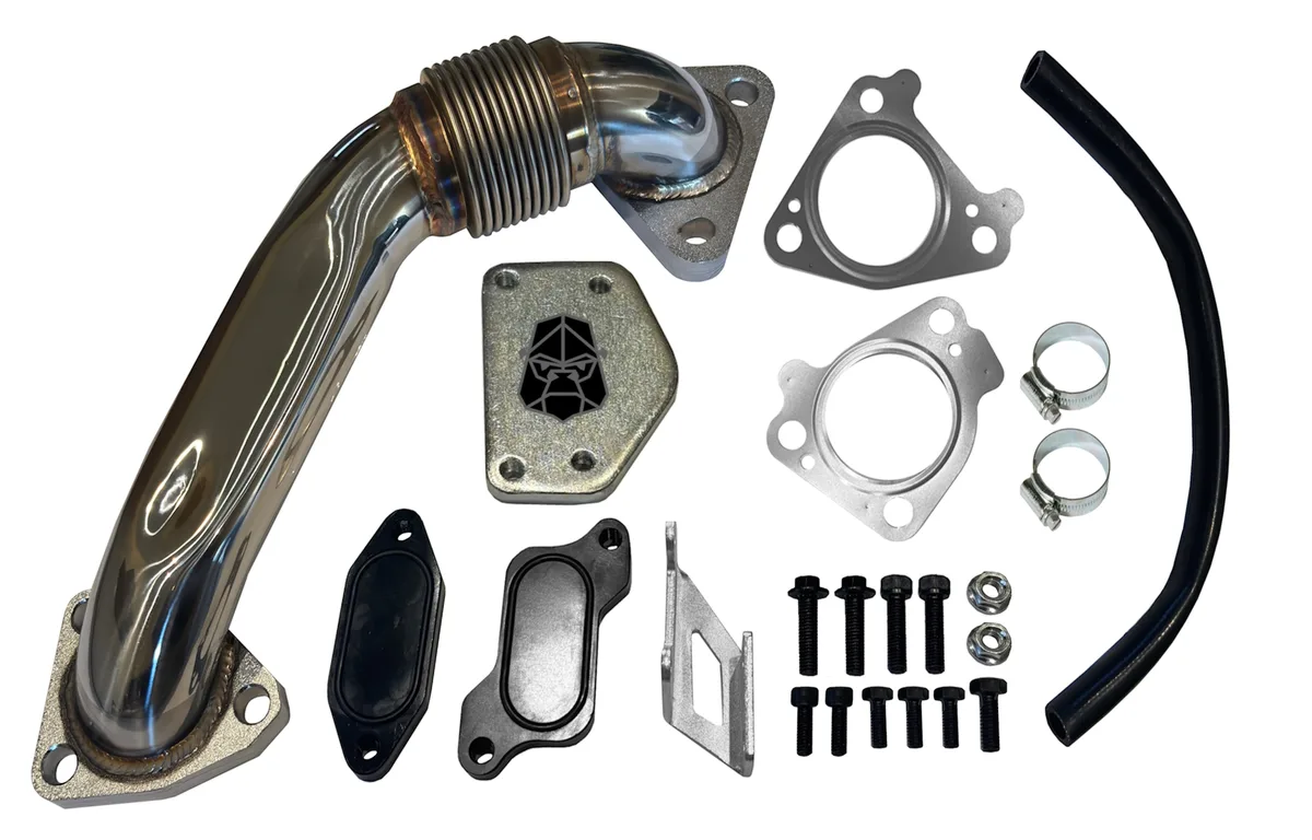 04-05 LLY Duramax Cooler Upgrade Kit w/ Up Pipe